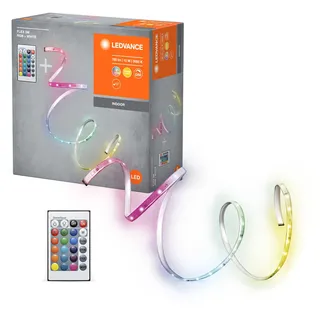 LEDVANCE Flex LED-Streifen mit Fernbedienung, IP20 warmweißes und farbiges dimmbares Licht,