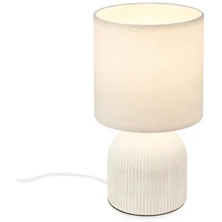 Briloner Nachttischlampe Weiß