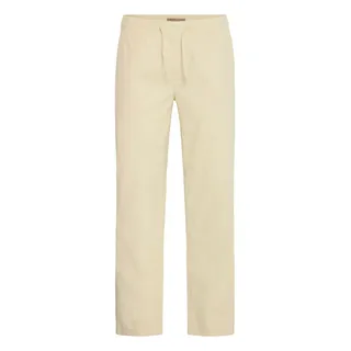 Leinenhose BLEND "Leinenhose BHVolken", Herren, Gr. XL, N-Gr, beige (bleached sand), Obermaterial: 55% Leinen LI. 45% Baumwolle CO., Hosen Leinenhose