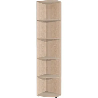WIMEX Eckregal 60 x 60 x 200 cm Braun