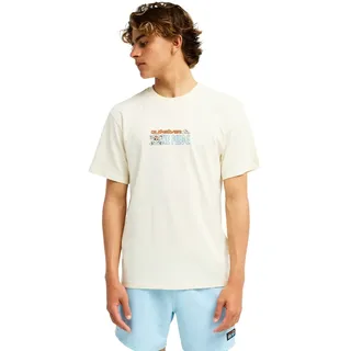 T-Shirt QUIKSILVER "One Piece Pirates Island", Herren, Gr. XL, bone weiß, Obermaterial: 100% Baumwolle., Shirts T-Shirt