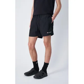 Champion Badeshorts »Icons Beachshort Mid« für Erwachsene, sportlicher Stil, schnelltrocknend, schwarz
