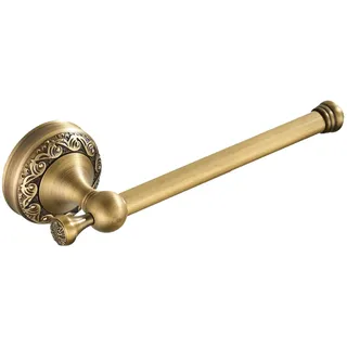 Flybath Toilettenpapierhalter Antik Messing Vintage WC Rollenhalter mit Vintage Exquisite Muster Carving Design für Bad Wandmontage, Gebürstete Bronze