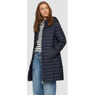 s.Oliver Lange Steppjacke mit abnehmbarer Kapuze Navy S