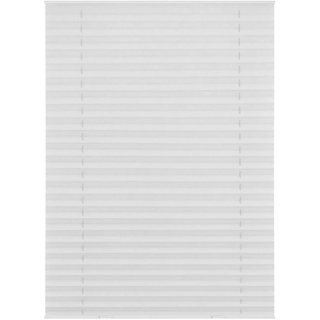 Dachfensterplissee LICHTBLICK ORIGINAL "Haftfix" Gr. 4, weiß (weiß, weiß), B:59,3cm H:100cm, Obermaterial: 100% Polyester, Plissees, Dachfensterplissee, Crush-Optik, mit Saugnapf
