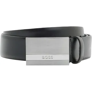 Boss Herrengürtel Leder schwarz 90