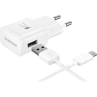 Samsung EP-TA200EWE 15W Ladegerät - USB-C-Kabel Weiß - Weiß