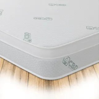 Starlight Beds Premium-Matratze, Baumwollmischung, weiß, Doppelbett