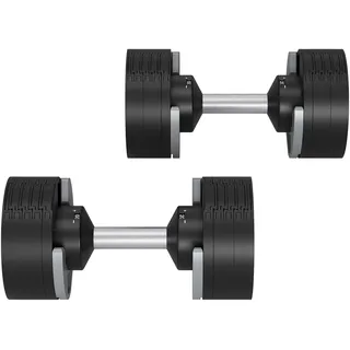 Horizon Fitness verstellbare Hanteln Hantel-Set 2x 20 kg schwarz