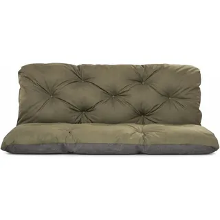 Setgarden  Double Outdoor Kissen Bankauflage 180x60x50cm Kissen Für 3-Sitzer Bänke 1tlg Grün