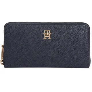 Tommy Hilfiger TH Emblem Zip Around Wallet L Space Blue