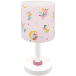 Dalber Kinder Tischlampe Nachttischlampe Fairy Dreams Rosa Feen