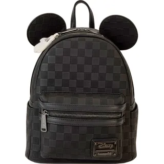 Loungefly Mickey Mouse Karierte Textur Mini Rucksack