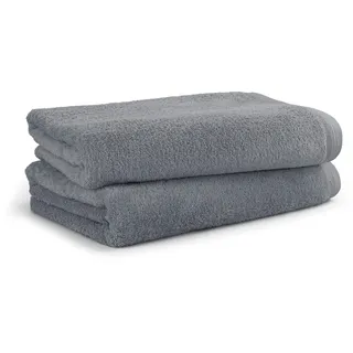 Möve Superwuschel Badetuch 80 x 150 cm grau
