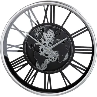 GILDE Wanduhr »Wanduhr Industrial« GILDE schwarz