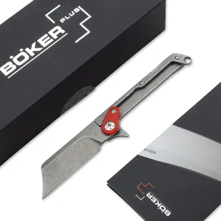 BÖKER PLUS® Fragment Mini EDC Taschenmesser - Schlüsselbund-Messer klein - Keychain Box Cutter Knife - Zweihand EDC Schlüsselanhänger Klappmesser (Keychain Knife Fragment G10)