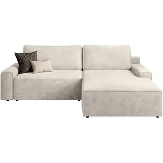 TRENDMANUFAKTUR »Challenge, Schlafsofa mit Bettkasten, Couch in L-Form, Breite 245 cm« Recamiere beidseitig montierbar, auch in trendigem Cordstoff,