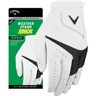 Callaway Golf Juniors Weather Spann Handschuh Ledermischung Linke Hand - M