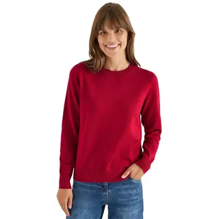 Cecil Damen 3015573 Softer Rundhals Pullover, Beaujolais Red, L EU