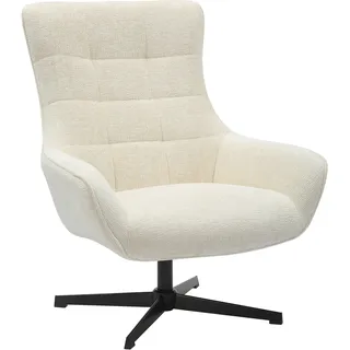 SalesFever Drehsessel Komfortabler Drehsessel zum Entspannen Polyester 81 x 103 x 85 cm Beige