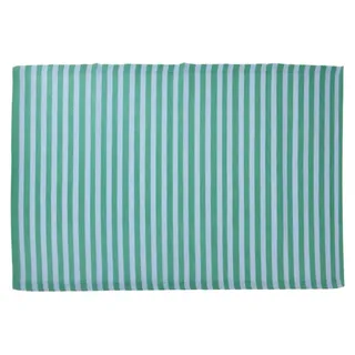 Outdoor-Teppichmatte aus Polypropylen, 180 x 120 cm - Grün, Rosa, Orange