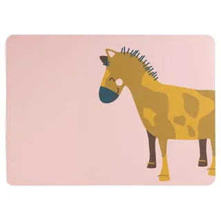 Asa Selection ASA, Tischset, in der Farbe Rosa, mit Pferden-Motiv Western Horse Wiebke, Maße 46 x 33 cm, Serie Kids, 78835420