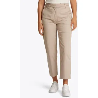 Tommy Hilfiger Damen, Hose Chino slim fit beige, (Beige), 36,