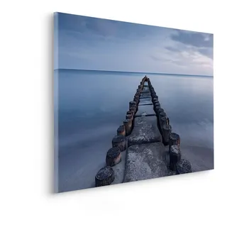 KOMAR »Ostseebad - Größe 90 x 60 cm« - Bild, Leinwandbild Landschaftsmotiv, Wohnzimmer, Schlafzimmer