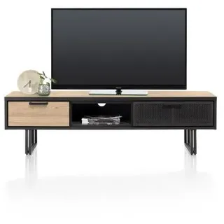 Henders & Hazel Avalon TV-Sideboard 2 Laden+1 Nische HPL/Metallgestell