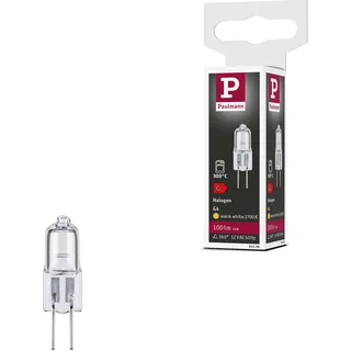 Paulmann Halogen Stiftsockel Backofen G4 10W 100lm dimmbar 9mm Klar 12V Glas 2700K - G) 12 V 10 W Warmweiß