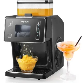 Vevor Schneeflocken-Eismaschine, 20 kg/Tag Eis-Rasiermaschine, Eisrasierer mit Edelstahlklinge, elektrischer Bingsu-Maschine mit 0,8 L Tank, 90-s-Schnellkühlung, für Zuhause kleine Veranstaltung