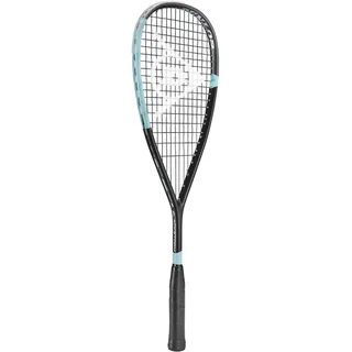 Dunlop Squashschläger Blackstorm Titanium SLS 130g/grifflastig schwarz/türkis - besaitet -