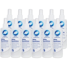 AF White Boardclene; Entfernt Tinte von Whiteboard-Oberflächen; 12 x 250 ml Pumpsprayflasche;