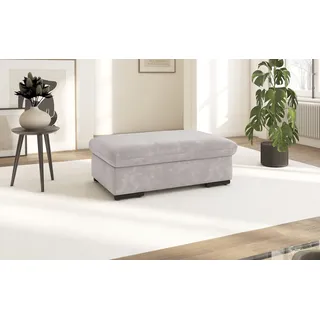 sit&more Polsterhocker Alcudia Kunststoff 101 x 43 x 68 cm Silber