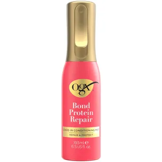 OGX Repair and Protect Bond Protein Repair Leave-in Conditioner and Heat Protection - Weightless Leave-in Care and Heat Protection up to 230 Degrees Celsius