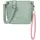 Fritzi03N Vintage Crossbody Kunstleder Damen Umhängetasche Handtasche Festival City vegan abnehmbarer Anhänger Vintage-Waschung 22,5 x 20,5 x 8,5 cm, Gruen