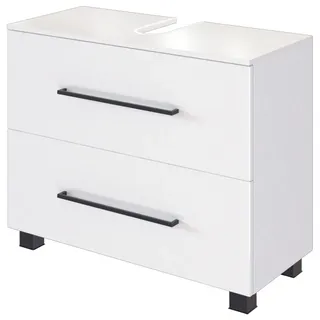 WELLTIME Waschbeckenunterschrank Luena 70 x 54 cm Weiß