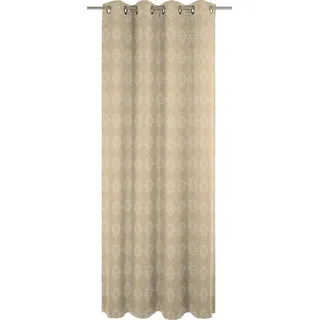 ADAM Audio Vorhang ADAM "Romantic Puligny Light" Gr. 1, beige, B:145cm H:145cm, Jacquard, Baumwolle (Bio-Baumwolle), Gardinen, aus 100% Bio-Baumwolle