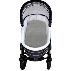 Bild Babylammfell »Einlage - echtes Lammfell«, ideal für Soft-Tragtaschen, Kinderwagen, Buggy, Kinderbett, waschbar, grau