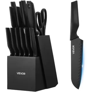 Vevor Küchenmesserset 15-tlg. Weiß