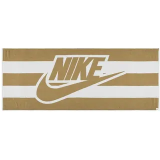 Nike Club Pool Handtuch 50 x 100 cm beige/weiß