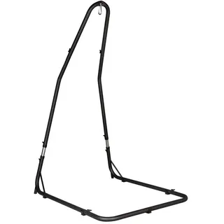 La Siesta Hängesesselgestell , Anthrazit , Metall , 122x220x138 cm , Gartenmöbel, Gartenschaukeln, Hängesessel