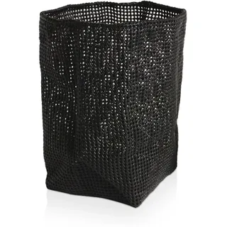 Möve Aufbewahrungskorb Tube groß 33 x 33 x 51 cm schwarz