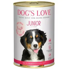 DOG ́S LOVE JUNIOR RIND Nassfutter 6x 200g Dosen