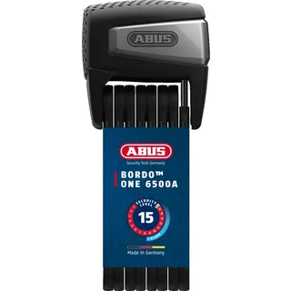 ABUS Bordo 6500A/110 Schwarz Faltschloss