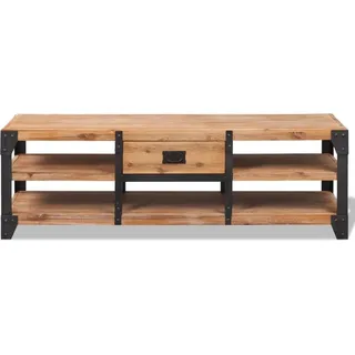vidaXL TV-Schrank Massivholz Akazie 140x40x45 cm - Braun