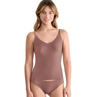 SLOGGI Damen, Zero Feel 2.0", Spaghetti Top, Cacao, M,