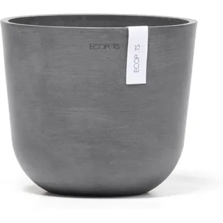 Ecopots Pflanztopf Oslo Mini Grau 19 cm x 16,5 cm