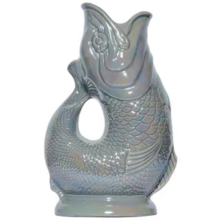 Gluckigluck Karaffe mit „Gluck-Gluck“-Geräusch 27,5/17/9,5 cm , Dunkelgrau , Keramik , Tiere , 1.2 L , Organisch , handgemacht , Geschirr, Kannen & Karaffen, Wasserkaraffen & Krüge