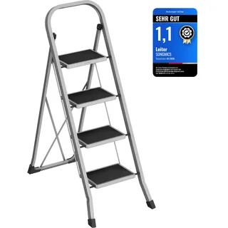 Songmics GSL004G01 Klapptrittleiter 4 Stufen
